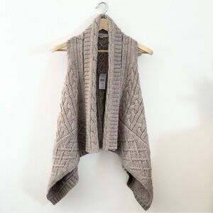 LOFT Cable Knit Wrap Cardigan – NWT – Size M
